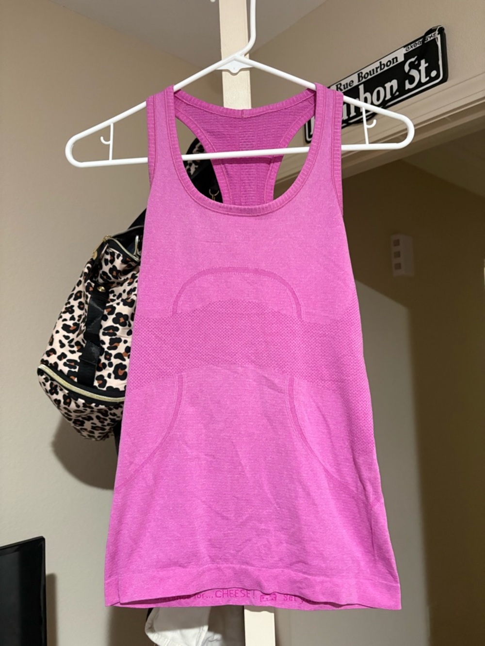 lululemon athletica pink tank top